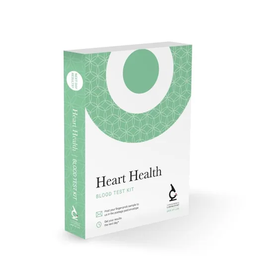 Heart Health Profile — blood test kit box