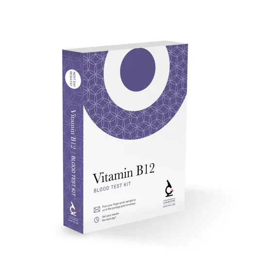Vitamin B12 — blood test kit box